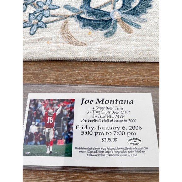 Jeff Hamilton Joe Montana San Francisco 49ers Jersey Players of the Century L 50 - Picture 10 of 10